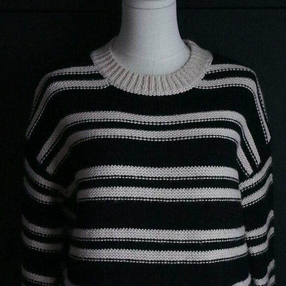 H&M | Women's Striped Wool Sweater - Picture 3 of 8